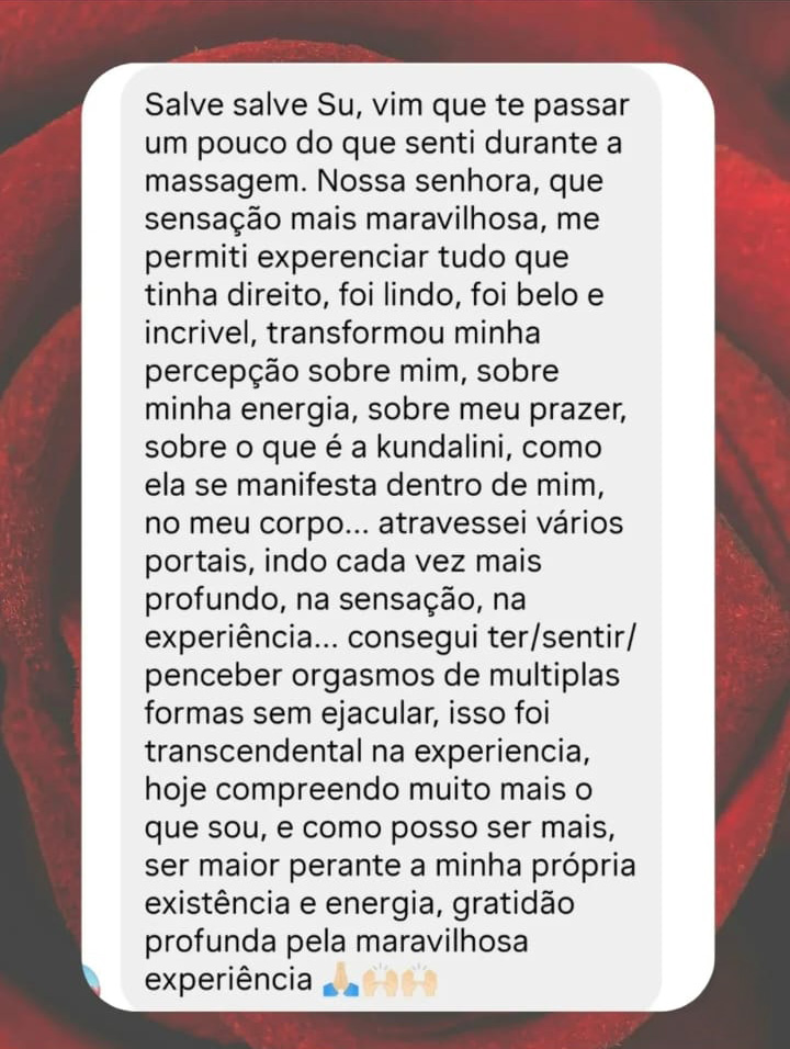 Depoimento Terapia Tântrica